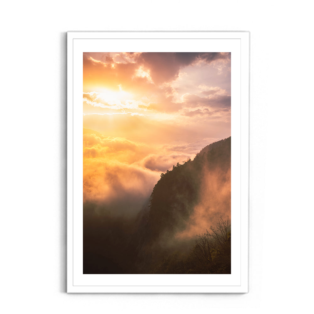 Chasing the Sunset, Thembang, Arunachal Pradesh - Wall Photo Frame by Jeet Khagram