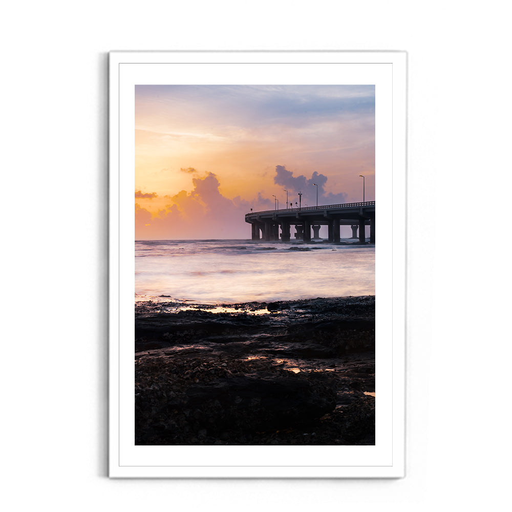 Bandra-Worli Sea Link Sunrise - Wall Photo Frame by Jeet Khagram