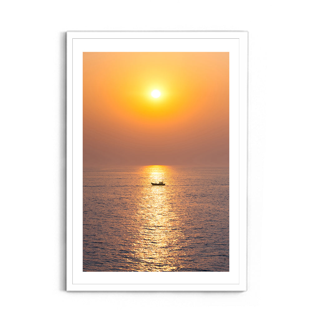 Arabian Sea Golden Sunset - Wall Photo Frame by Jeet Khagram
