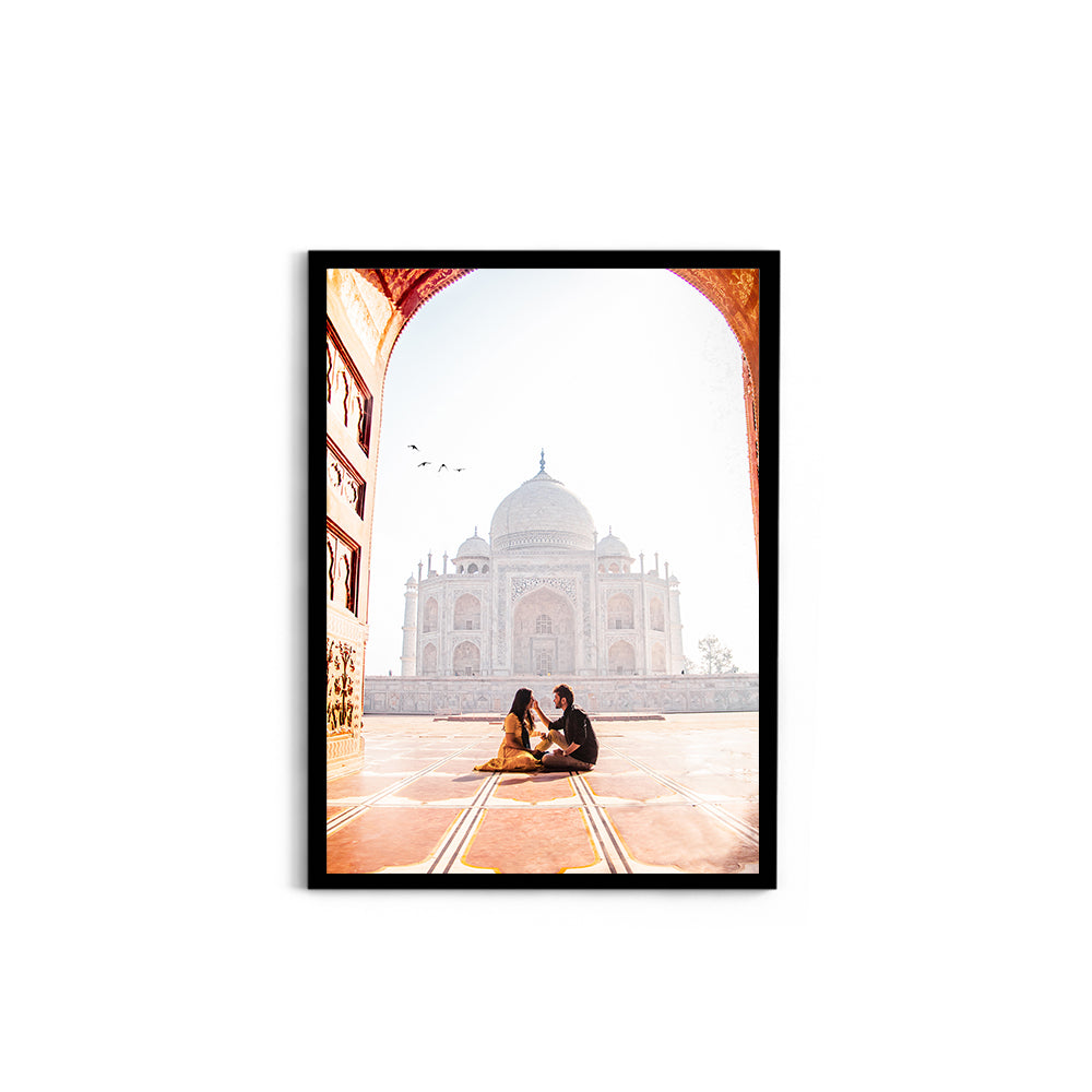 Beautiful couple in front of Taj Mahal - Taj Mahal
