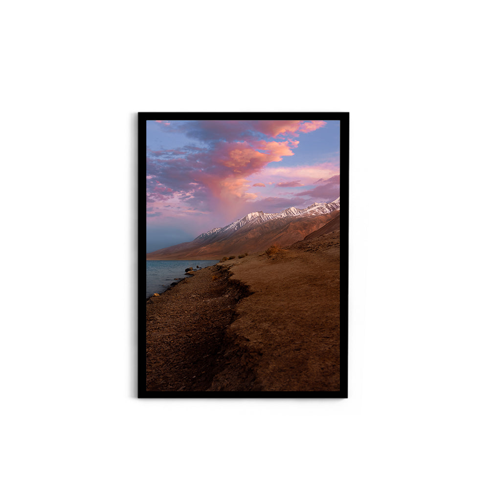 Pastel Sunset at Pangong Tso, Ladakh