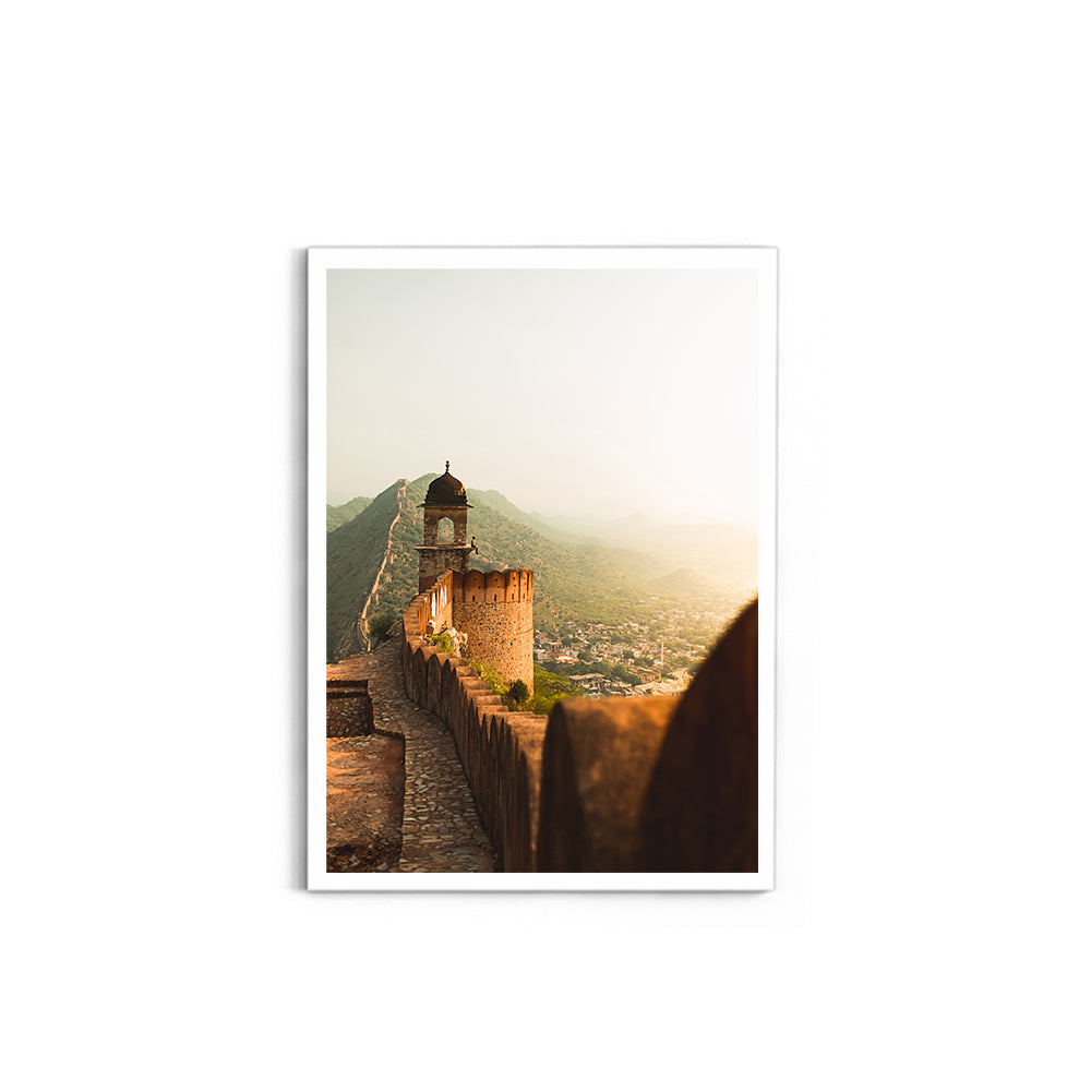 "Sitting at the Edge of History" Amber Fort, Jaipur - Wall Photo Frame by Jeet Khagram