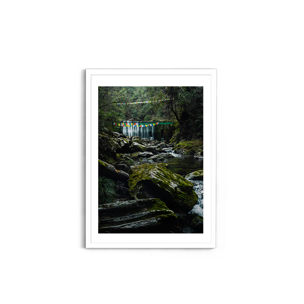 Waterfalls in deep forest at choskorong waterfall- Arunachal Pradesh
