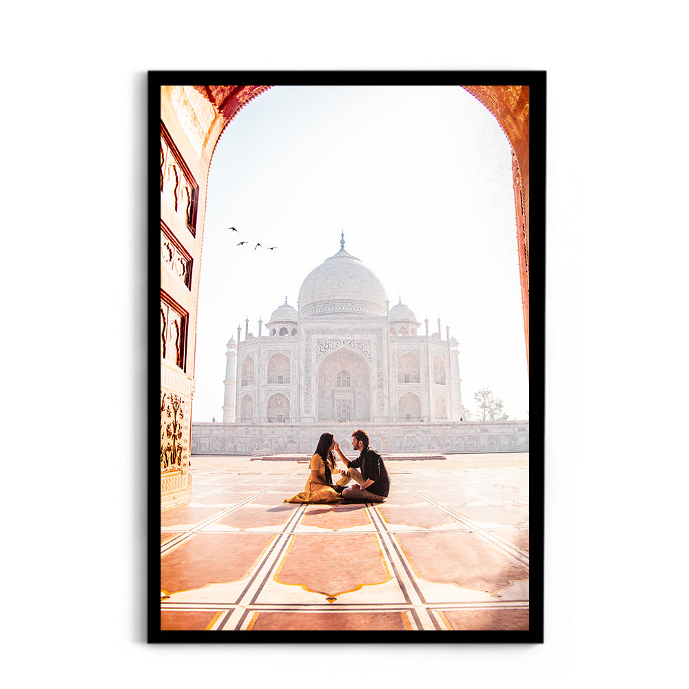 Beautiful couple in front of Taj Mahal - Taj Mahal