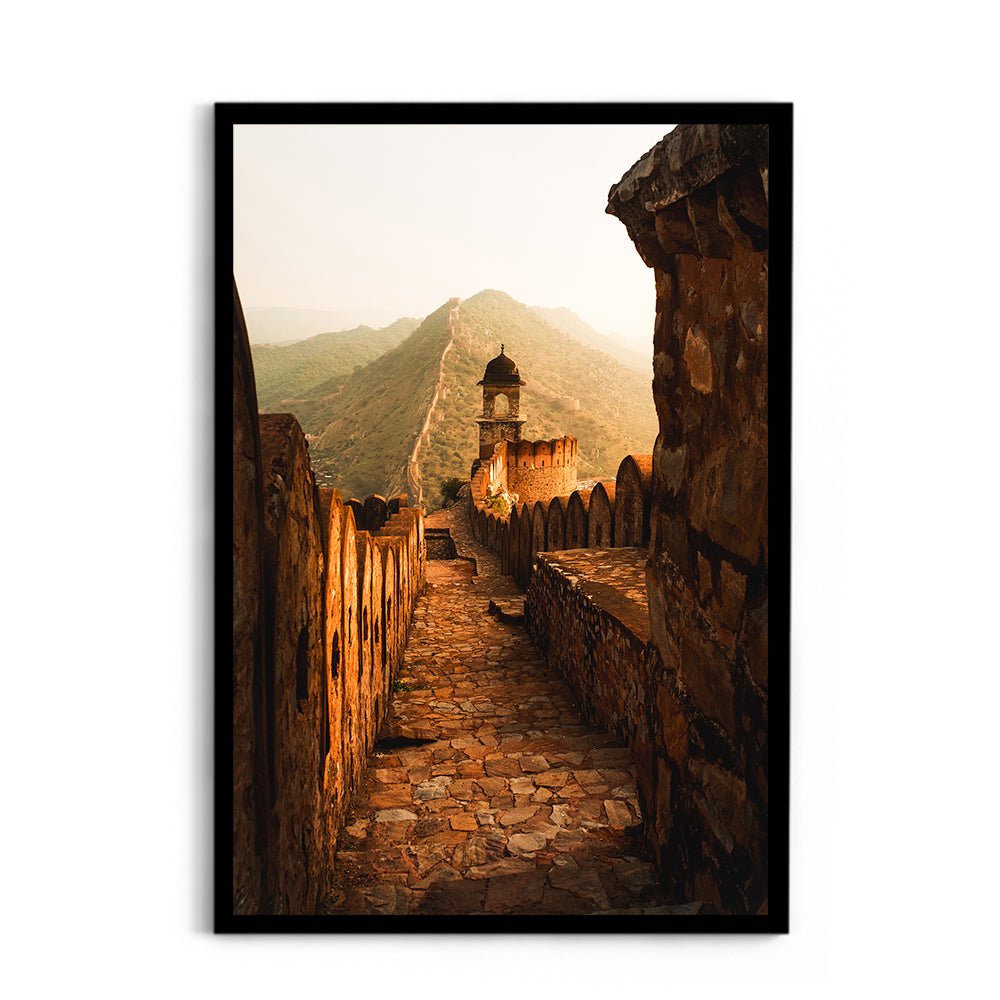 Golden hour in Amber fort - Jaipur