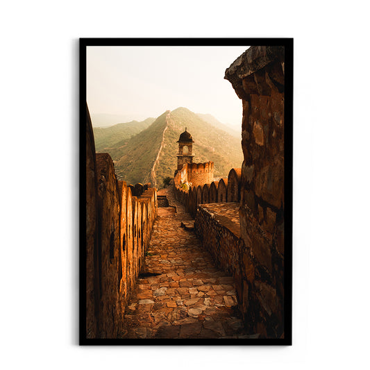 Golden hour in Amber fort - Jaipur