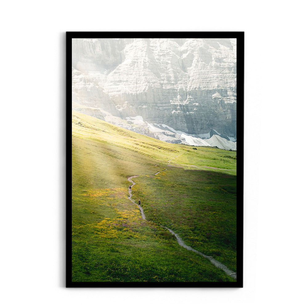 Morning Light in Kleine Scheidegg, Switzerland - Wall Photo Frame by Jeet Khagram