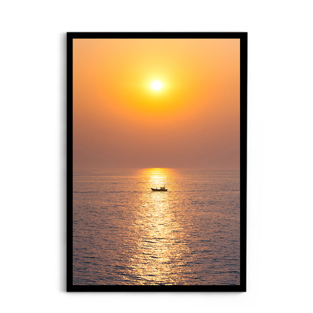 A dreamy sunset in Mumbai