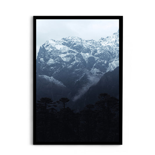 Foggy moutains at the Yumthang valley - Sikkim