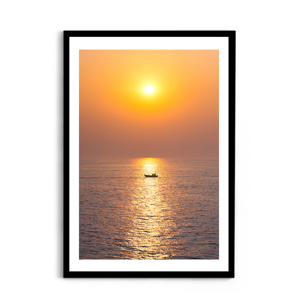 A dreamy sunset in Mumbai