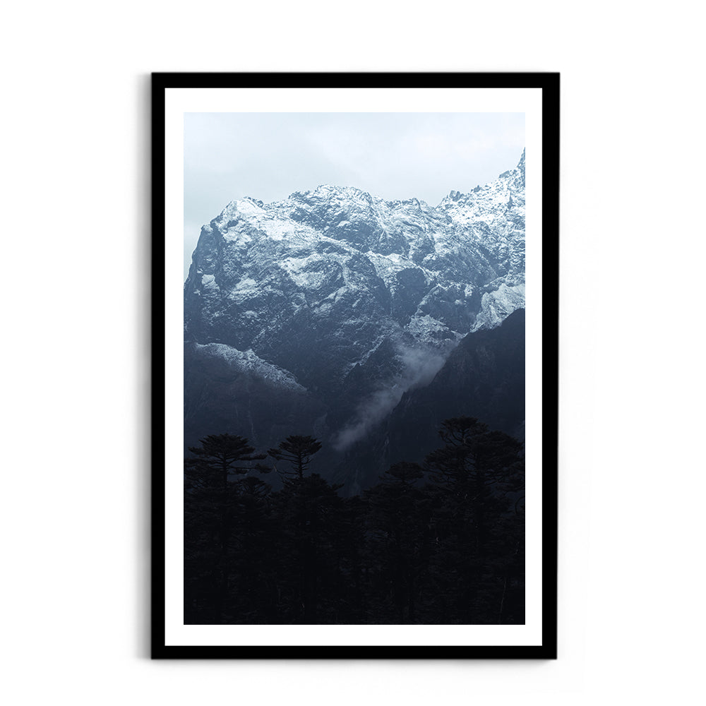 Foggy moutains at the Yumthang valley - Sikkim