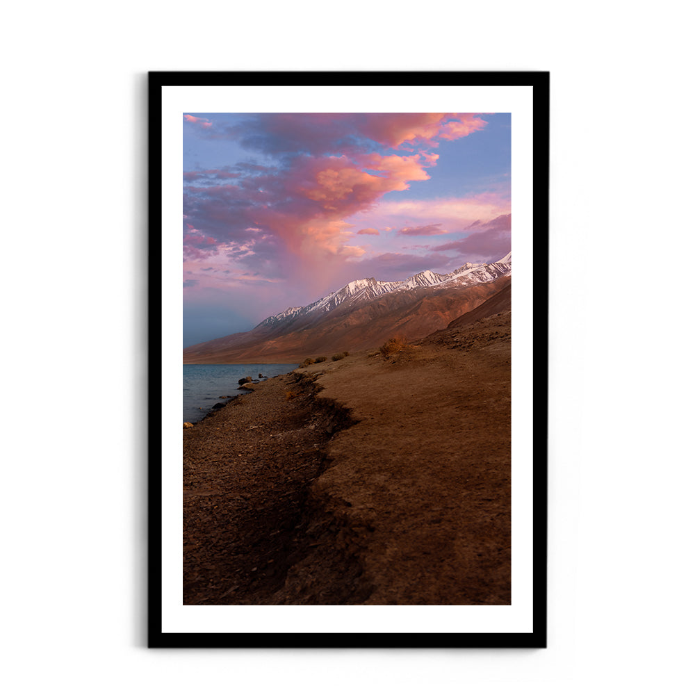 Pastel Sunset at Pangong Tso, Ladakh