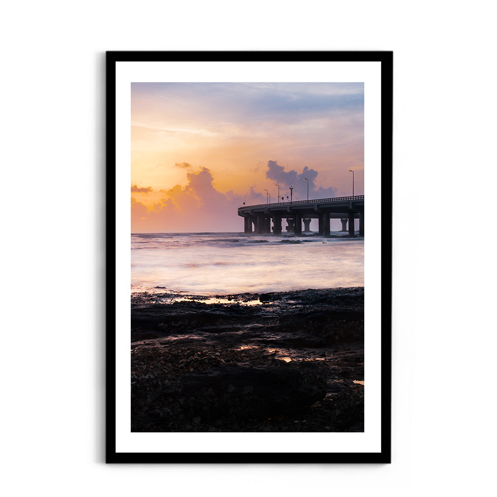 A long exposure sunset at worli sea face - Mumbai
