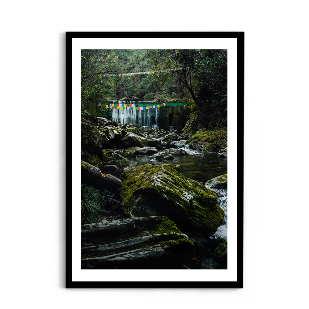 Waterfalls in deep forest at choskorong waterfall- Arunachal Pradesh