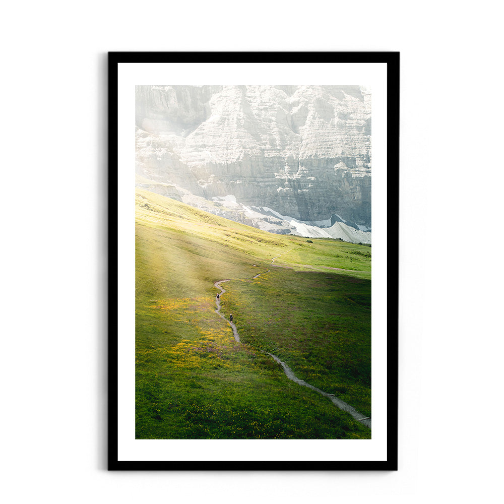 Morning Light in Kleine Scheidegg, Switzerland - Wall Photo Frame by Jeet Khagram