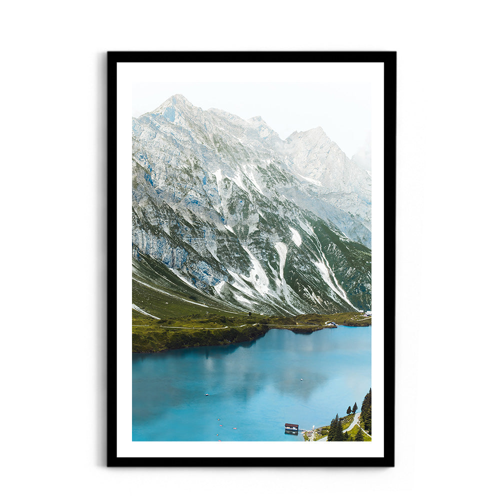 A beautiful mountain view from Swiss cable ride - Switzerland