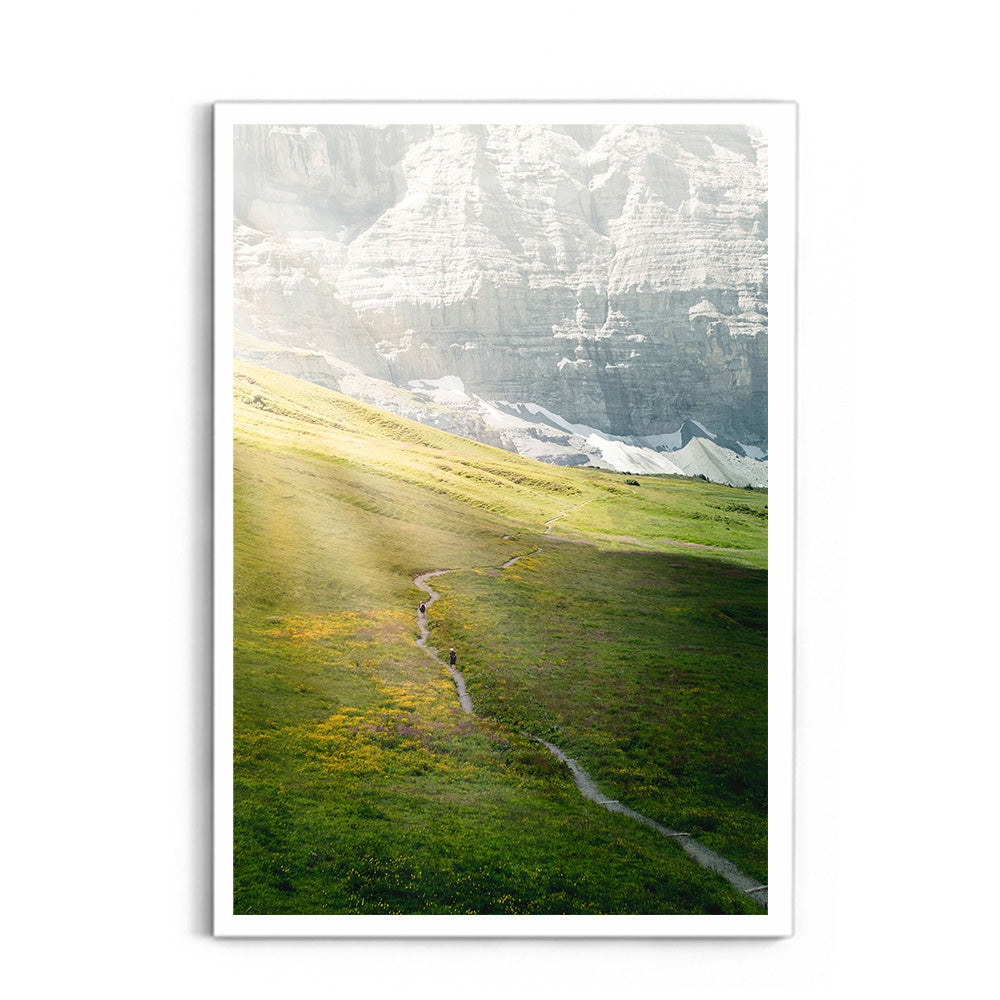 Morning Light in Kleine Scheidegg, Switzerland - Wall Photo Frame by Jeet Khagram