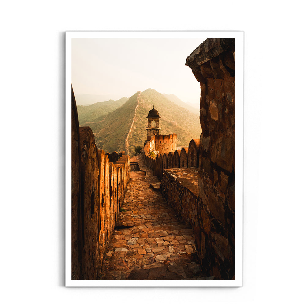 Golden hour in Amber fort - Jaipur