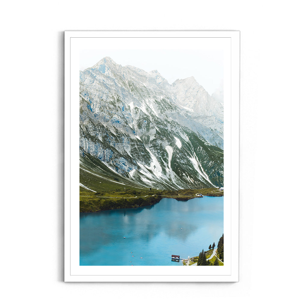 A beautiful mountain view from Swiss cable ride - Switzerland