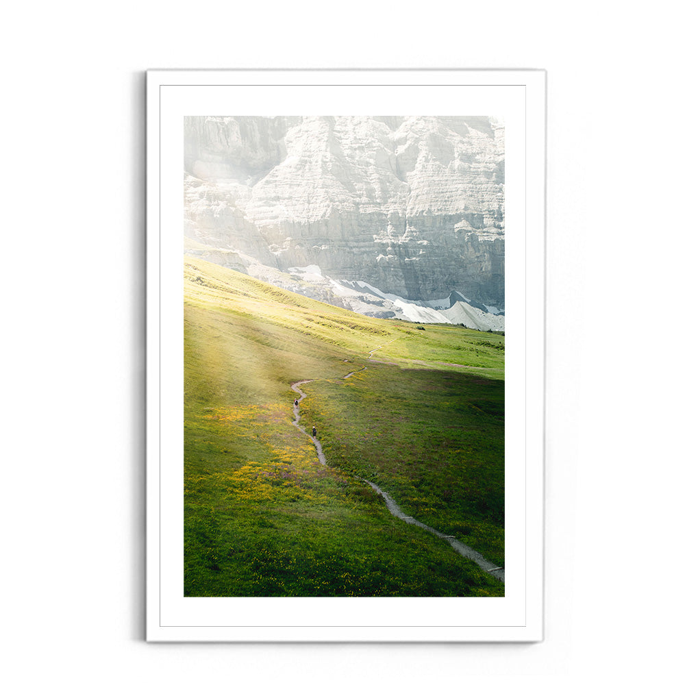 Morning Light in Kleine Scheidegg, Switzerland - Wall Photo Frame by Jeet Khagram