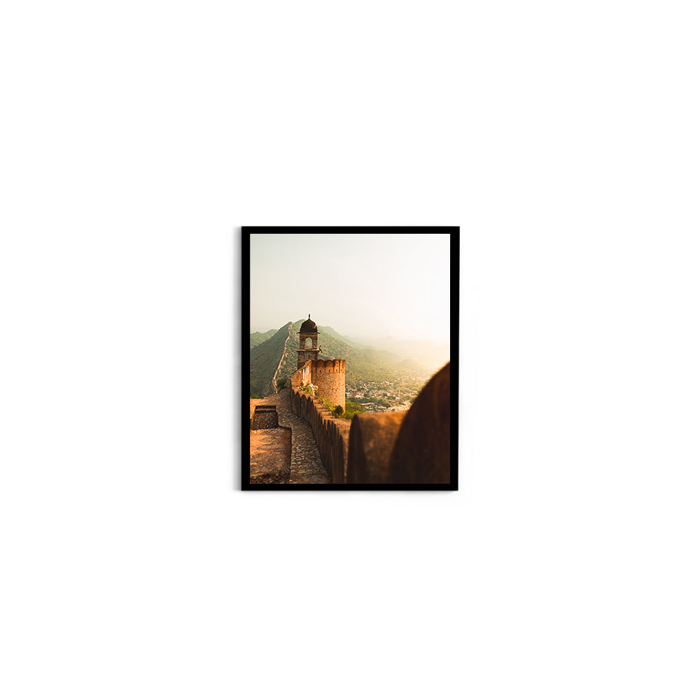 "Sitting at the Edge of History" Amber Fort, Jaipur - Wall Photo Frame by Jeet Khagram