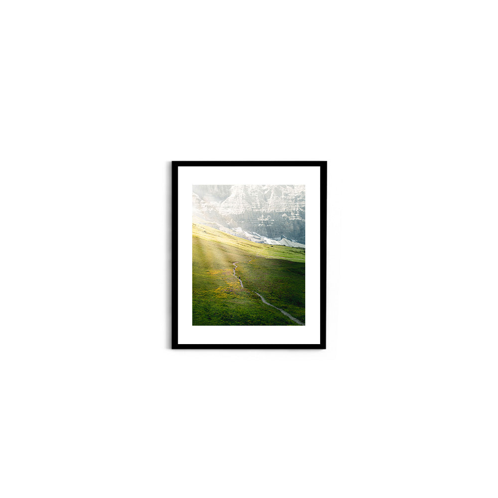 Morning Light in Kleine Scheidegg, Switzerland - Wall Photo Frame by Jeet Khagram