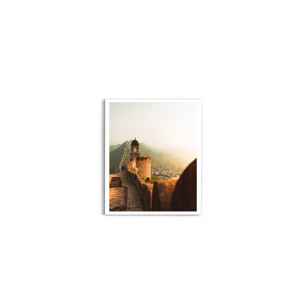 "Sitting at the Edge of History" Amber Fort, Jaipur - Wall Photo Frame by Jeet Khagram