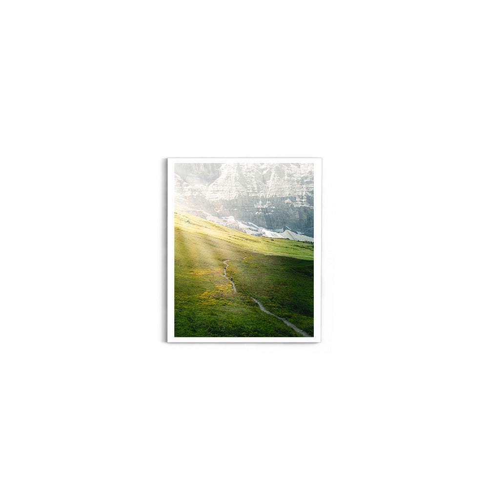 Morning Light in Kleine Scheidegg, Switzerland - Wall Photo Frame by Jeet Khagram