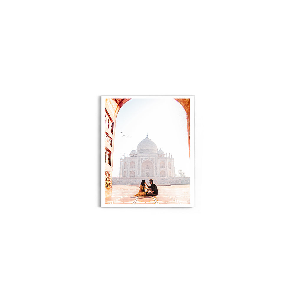 Beautiful couple in front of Taj Mahal - Taj Mahal