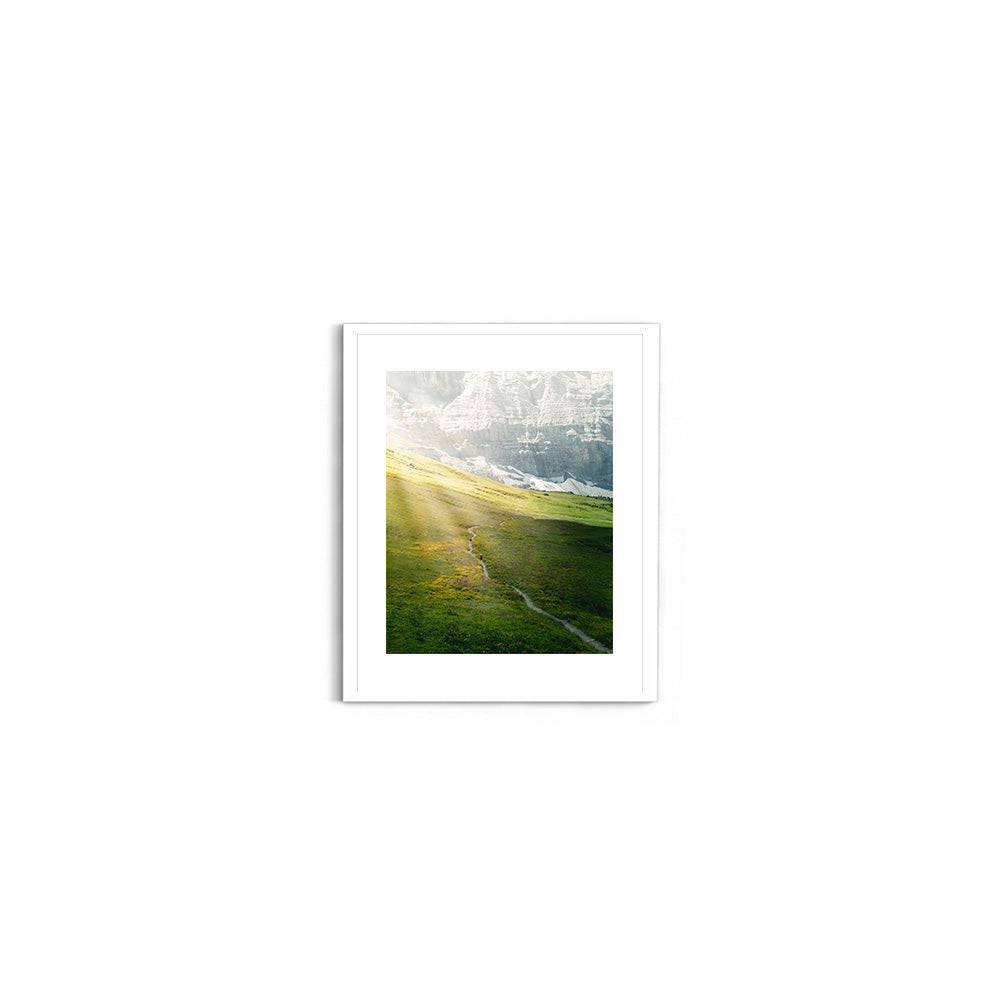 Morning Light in Kleine Scheidegg, Switzerland - Wall Photo Frame by Jeet Khagram