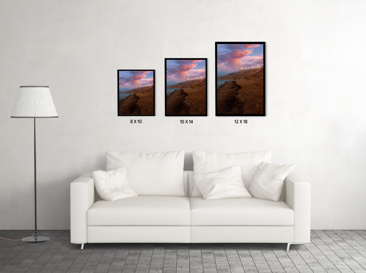 Pastel Sunset at Pangong Tso, Ladakh