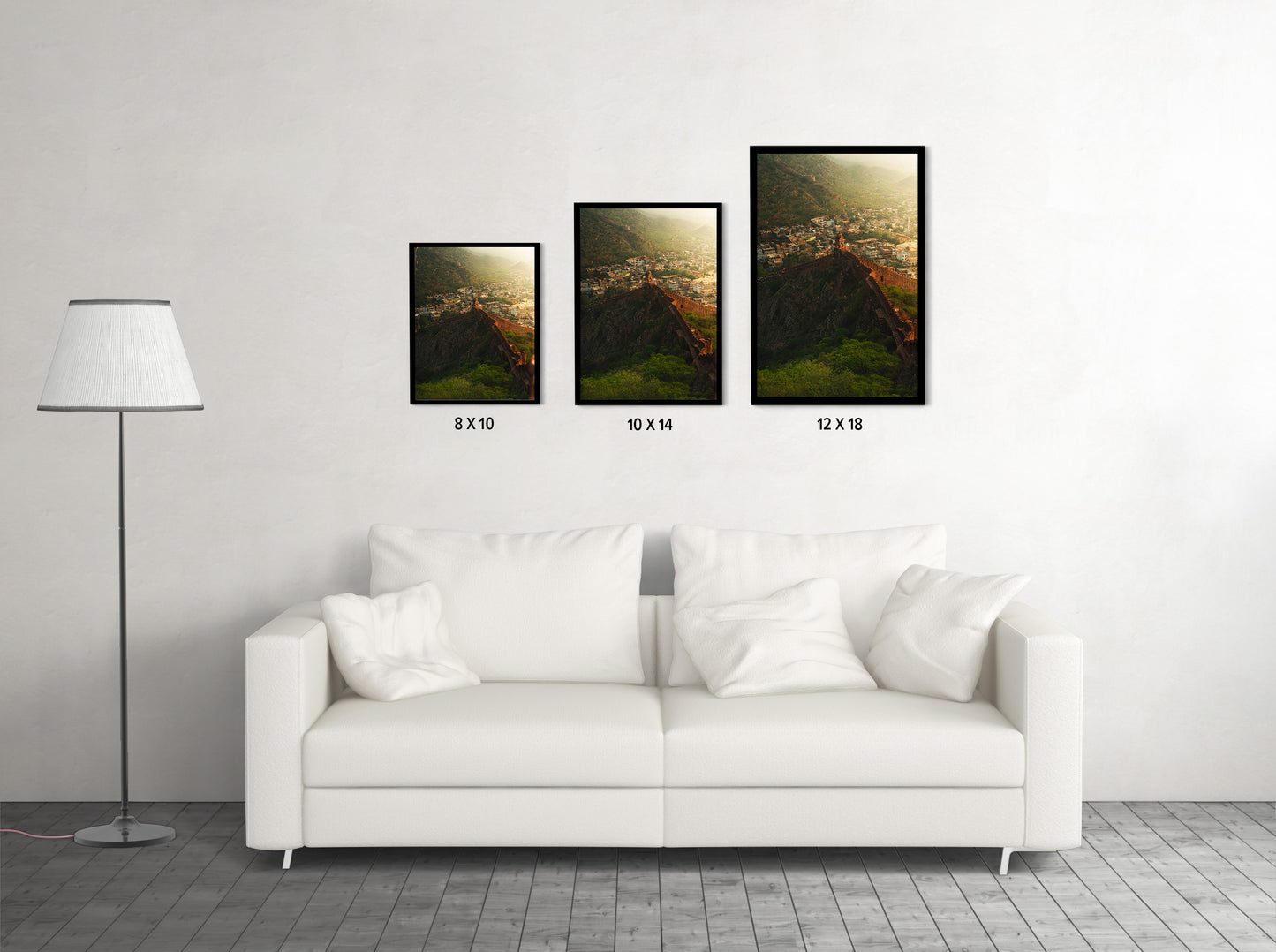 First light over the citys of Japiur - Jaipur