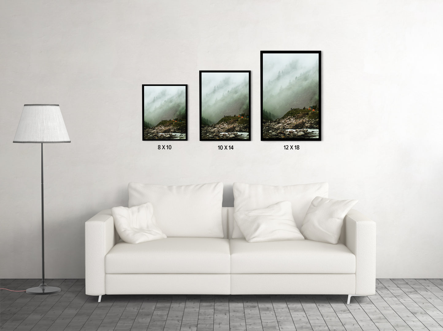 Cloudy haze over a mountain forest - Hampta Pass