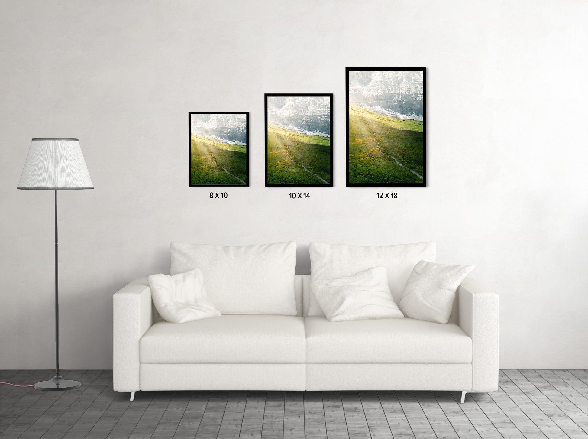 Morning Light in Kleine Scheidegg, Switzerland - Wall Photo Frame by Jeet Khagram